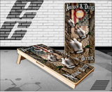 Wicked Wire American Duck Hunt Camo Cornhole Boards
