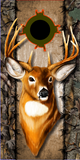 Wicked Wire Camo Deer Buck Cornhole Wrap