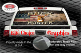 Wicked Wire Deer Buck Hunt Camo Flag Rear Window Wrap