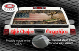 Wicked Wire Don't Tread On Me Camo Flag Rear Window Wrap