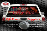 Wicked Wire First In Firefighter Flag Rear Window Wrap