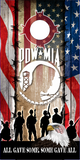 Wicked Wire POW Patriotic Vets Flag Cornhole Wrap