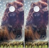 Wild Buffalo Cornhole Wrap