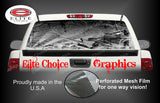 Revolution Music Guitar Rear Window Graphic Tint Decal Sticker Truck SUV Van Car