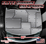 Airplane Metal Vinyl Hood Wrap Bonnet Decal Sticker Graphic Universal Fit