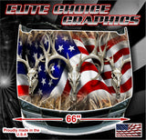 American Buck Tallgrass Duck Vinyl Hood Wrap Bonnet Decal Sticker Graphic Universal Fit