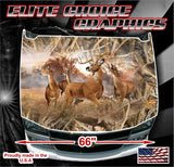 Deer Buck Tallgrass Duck Camo Vinyl Hood Wrap Bonnet Decal Sticker Graphic Universal Fit