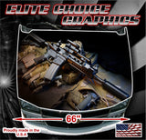Gun Vinyl Hood Wrap Bonnet Decal Sticker Graphic Universal Fit