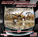 Mallards Obliteration Buck Camo Vinyl Hood Wrap Bonnet Decal Sticker Graphic Universal Fit