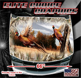 Pheasant Obliteration Buck Camo Vinyl Hood Wrap Bonnet Decal Sticker Graphic Universal Fit