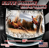 Pheasant Obliteration Buck Snow Camo Vinyl Hood Wrap Bonnet Decal Sticker Graphic Universal Fit