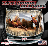 Pheasant Tallgrass Camo Full Vinyl Hood Wrap Bonnet Decal Sticker Graphic Universal Fit