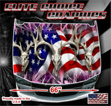 American Buck Tallgrass Pink Vinyl Hood Wrap Bonnet Decal Sticker Graphic Universal Fit