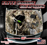 Bow Reaper Obliteration Buck Camo Vinyl Hood Wrap Bonnet Decal Sticker Graphic Universal Fit
