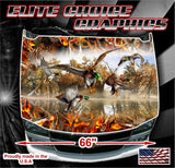 Mallards Obliteration Buck Blaze Camo Vinyl Hood Wrap Bonnet Decal Sticker Graphic Universal Fit