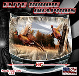 Pheasant Obliteration Camo Vinyl Hood Wrap Bonnet Decal Sticker Graphic Universal Fit