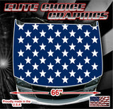 American Stars Vinyl Hood Wrap Bonnet Decal Sticker Graphic Universal Fit