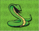 Green Cobra Vinyl Hood Wrap Bonnet Decal Sticker Graphic Universal Fit