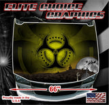Zombie Apocolypse Vinyl Hood Wrap Bonnet Decal Sticker Graphic Universal Fit