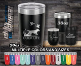 Duck Dog Hunting Custom Laser Engraved Tumbler