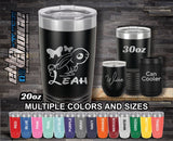 Bunny Butterfly Kids Cartoon Custom Laser Engraved Tumbler