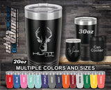 Buck Head Hunt Life Custom Laser Engraved Tumbler