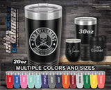 2nd Amendment Skull Custom Laser Engraved Tumbler