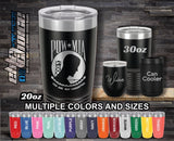 POW MIA Custom Laser Engraved Tumbler