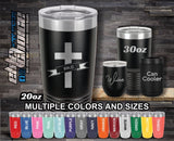 Cross WWJD Custom Laser Engraved Tumbler