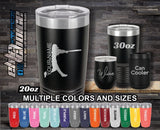 Personalized Baseball Custom Laser Engraved Tumbler