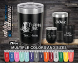 Fishing Nut Catfish Custom Laser Engraved Tumbler