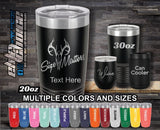Size Matters Buck Custom Laser Engraved Tumbler