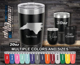 Your State Custom Laser Engraved Tumbler