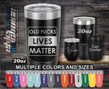 Old Fcks Custom Laser Engraved Tumbler