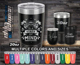 Summer State of Mind Custom Laser Engraved Tumbler