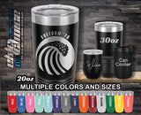 Freedom 76 Wave Custom Laser Engraved Tumbler