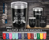 Buck Hunter Elite Custom Laser Engraved Tumbler
