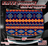 Western Pattern Vinyl Hood Wrap Bonnet Decal Sticker Graphic Universal Fit