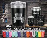 Offroad 4x4 Flag Custom Laser Engraved Tumbler
