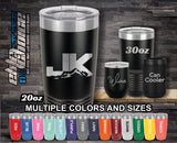 Offroad 4x4 JK Emblem Custom Laser Engraved Tumbler