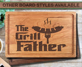 Grill Father Personalized Wood Cutting Board