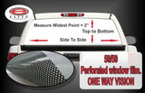 American Flag Eagle Rear Window Wrap