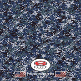 Navy Digital Blue 15"x52" or 24"x52" Truck/Pattern Print Tree Real Camouflage Sticker Roll or Sheet