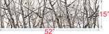 Snowstorm 15"x52" or 24"x52" Truck/Pattern Print Tree Real Camouflage Sticker Roll or Sheet