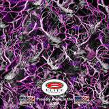 Obliteration Tree Skull Pink Camo 15"x52" or 24"x52" Truck/Pattern Print Tree Real Camouflage Sticker Roll or Sheet