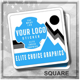 Custom Square Die Cut Stickers