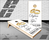 wedding 1 Cornhole Boards